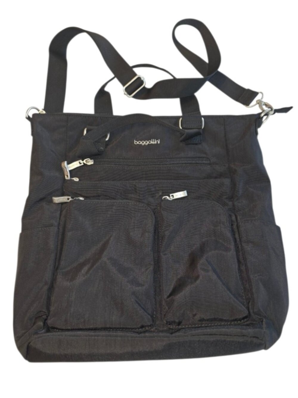 Baggallini Legacy All Set 3 in 1 Tote Backpack Convertible Carryon Travel Work